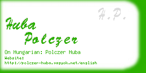 huba polczer business card